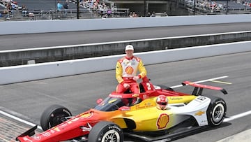 A blow to Team Penske, which failed scrutineering in qualifying, resulted in a severe punishment. Palou leads the penultimate free practice session.