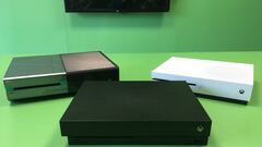 Xbox One X: Comparativa con toda la familia One