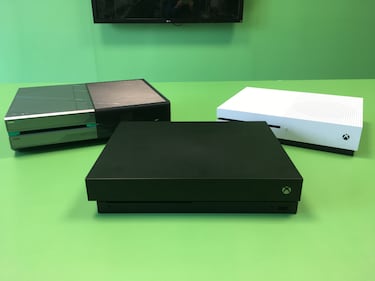 Xbox One X: Comparativa con toda la familia One