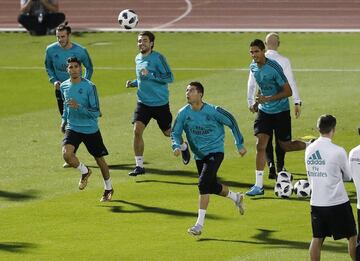 Último entrenamiento antes de la final del Mundial de Clubes