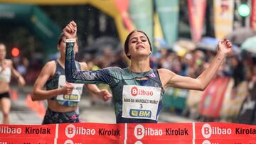 Isaac Nader y ?gueda Marqu¨¦s, ganadores de la milla de Bilbao