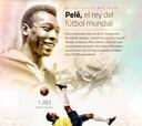 El gráfico de Pelé y su gol de los cuatro sombreros