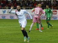 Aspas, con el Sevilla.