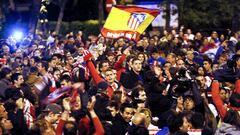 La gran quedada del Atleti: a las 18:30 horas bajada al Bernabéu