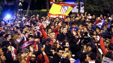 Aficionados del Atl&eacute;tico. 