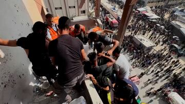 Captan el ataque de un dron israelí en Gaza mientras rescataban a un periodista herido: espeluznante