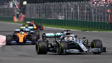 Lewis Hamilton en México.