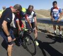 Quintana: "La bici no me frenó. No tengo daños importantes"