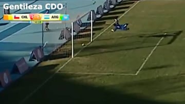 El ins¨®lito gol que no le validaron a Chile en los Odesur