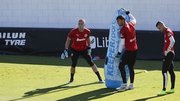 Cillessen, Cristian Rivero y Jaume. 