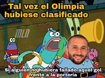 Los memes tundieron a patadas al Olimpia por su actuación frente al América