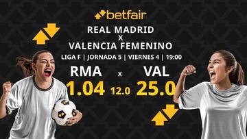 Real Madrid CF vs. Valencia Femenino: horario, dónde ver, pronósticos y clasificación