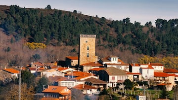 CELANOVA, SPAIN - FEBRUARY 22: Castle and town of Vilanova dos Infantes seen on February 22, 2020 in Celanova, Galicia, Spain. Photo by Xurxo Lobato/Getty Images)