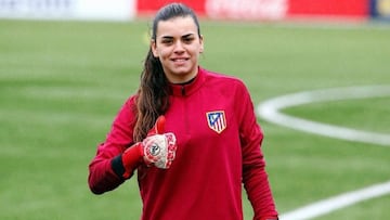 Misa, en su etapa como jugadora del Atl&eacute;tico de Madrid. 