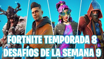 Fortnite Battle Royale: Desaf&iacute;os de la Semana 9 de la Temporada 8