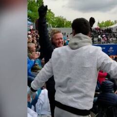 Así se vivió el último punto de Garin en la tribuna de Münich