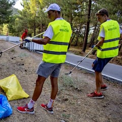 El 'Pelotón Verde' de Ecovidrio 'liderará' la montaña en La Vuelta