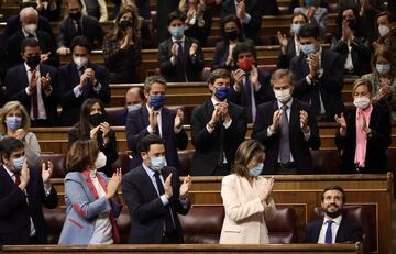 Último día de Pablo Casado como líder del Partido Popular y de la oposición en el Congreso de los Diputados.