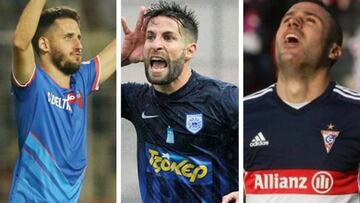 Corominas, Pedro Conde e Igor Angulo son los m&aacute;ximos goleadores de India, Grecia y Polonia, respectivamente.