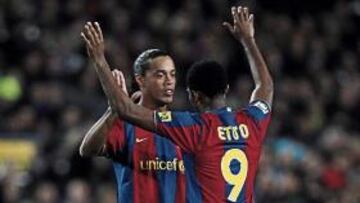 El último abrazo de las dos estrellas.