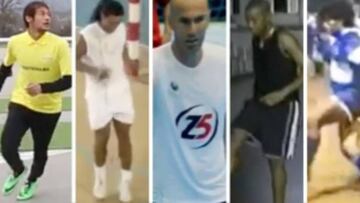 Zidane, Neymar, Alves... ¿Quién es más crack en el fútbol sala?