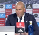 Zidane: "Creo que el Atlético de Madrid no ha jugado bien"