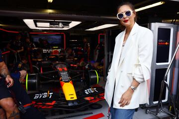 Maria Sharapova durante el Gran Premio de M車naco de la F車rmula 1.