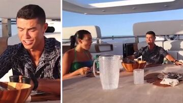 ¡Cristiano le cantó en directo a Georgina y se hizo viral!