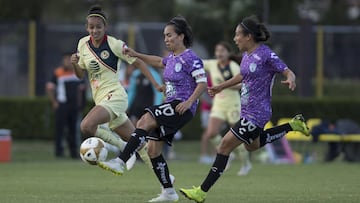 &Aacute;guilas y Tuzas se enfrentaron en Coapa en el partido de ida de las semifinales de la Liga MX Femenil; los equipos salieron sin da&ntilde;os en juego al que le faltaron emociones.