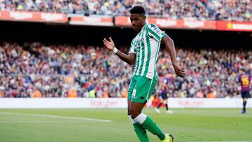 J&uacute;nior, tras marcar en otro gran escenario, el Camp Nou.