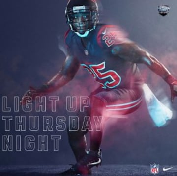 Los brillantes uniformes de la NFL para los jueves por la noche