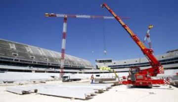 Ongoing work on the new Atletico Madrid stadium