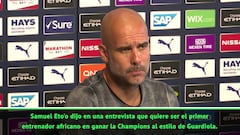 La inesperada respuesta de 'Pep' tras los elogios de Eto'o