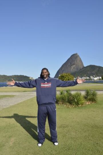 Nené en su tierra natal, Brasil. Río de Janeiro acogió en 2013 el Global Games de la NBA.