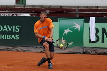 Viktor Galović, número 239 del mundo, es del equipo croata.