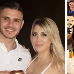 El original disfraz de Valentino Rossi y su novia: de Icardi y Wanda Nara