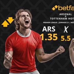 Arsenal vs. Tottenham Hotspur: horario, TV, pronósticos, estadísticas y clasificación