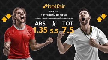 Arsenal vs. Tottenham Hotspur: horario, TV, pronósticos, estadísticas y clasificación