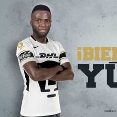 Pumas le da la bienvenida a Yúber Asprilla