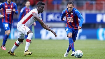 Fabian Orellana during the La Liga soccer match between SD Eibar vs RCD Mallorca at Ipurua stadium.Eibar, Guipuzcoa ,Spain, 07/03/2020.