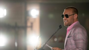 Conor Mcgregor, protagonista de la rueda prensa en el Hotel Hard Rock, presentando la velada de Bare Knuckle Fighting Championship (BKFC) entre Franco Tenaglia y Tony Soto.