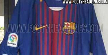 ¿Serán estas las camisetas del Barcelona en la 17/18?