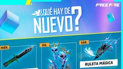 Agenda semanal de Free Fire del 5 al 11 de julio con Recarga de Cuchillo y Tienda Misteriosa