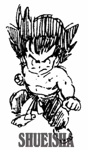 ‘Dragon Ball’ reveals the first-ever sketch of Goku drawn by Akira ...