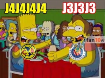 América y Chivas, goleados en la J3 y en los memes