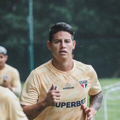 DT de Sao Paulo: “James tiene un problema crónico en la pantorrilla”