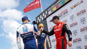Palou, Dixon y Power, en el podio de Mid Ohio.