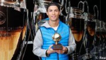 Cristiano recibe el premio al Mejor goleador del mundo 2013