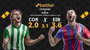 Córdoba CF vs. SD Eibar: horario, dónde ver, pronósticos y clasificación