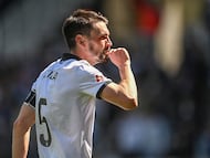 Partido entre el Burgos CF y el Córdoba CF celebrado en el estadio ‘El Plantío’, Burgos.
Gol de Atienza del Burgos
RICARDO ORDÓÑEZ - 22/03/2026